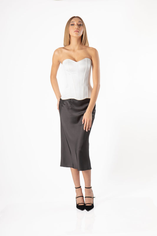 BE SURE Corsetto Kseniya bianco