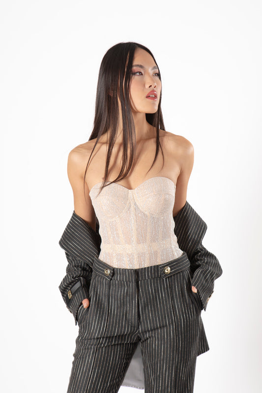 BE SURE Corsetto champagne Anny