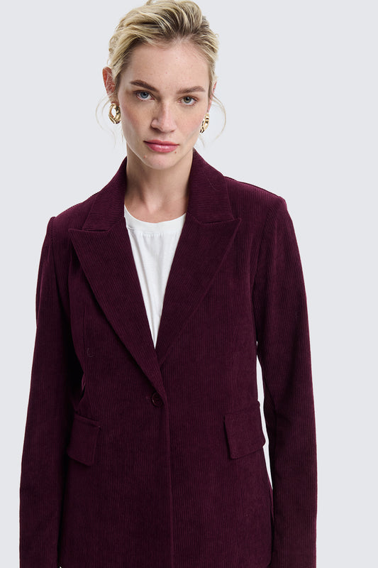 TWO WAY – Giacca in Velluto a Coste Vinaccia