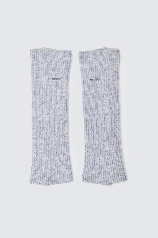 TWO WAY Manicotto a costine in lana – Grigio